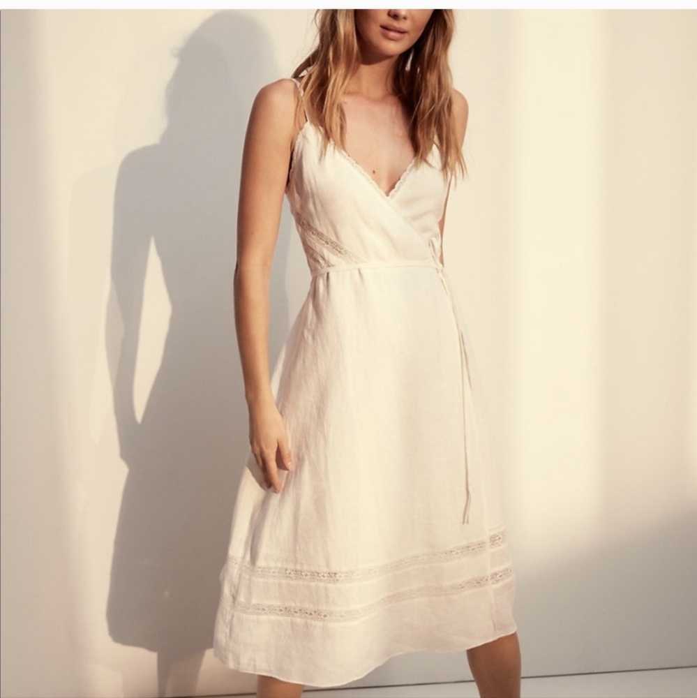 Wilfred le boheme cotton wrap dress
